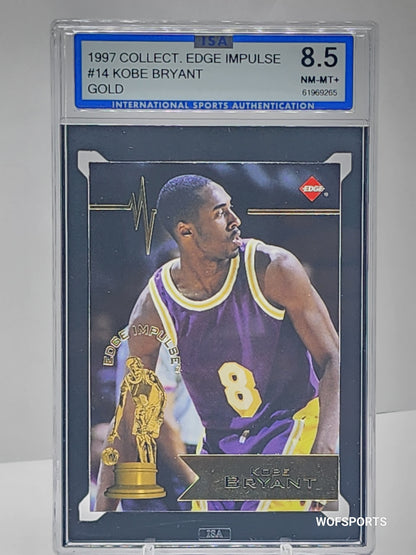 1997 Collector's Edge Impulse Gold Kobe Bryant #14 ISA 8.5 - LOW POP