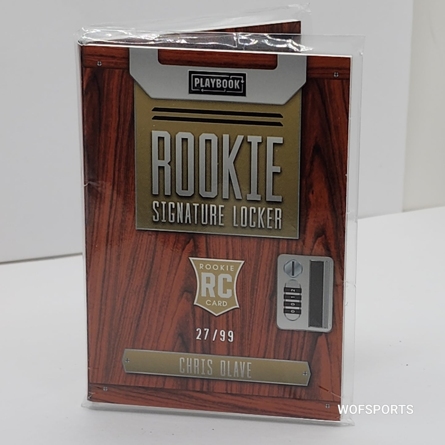2022 Panini Playbook Rookie Signature Locker Chris Olave #RSL-CO New Orleans Saints