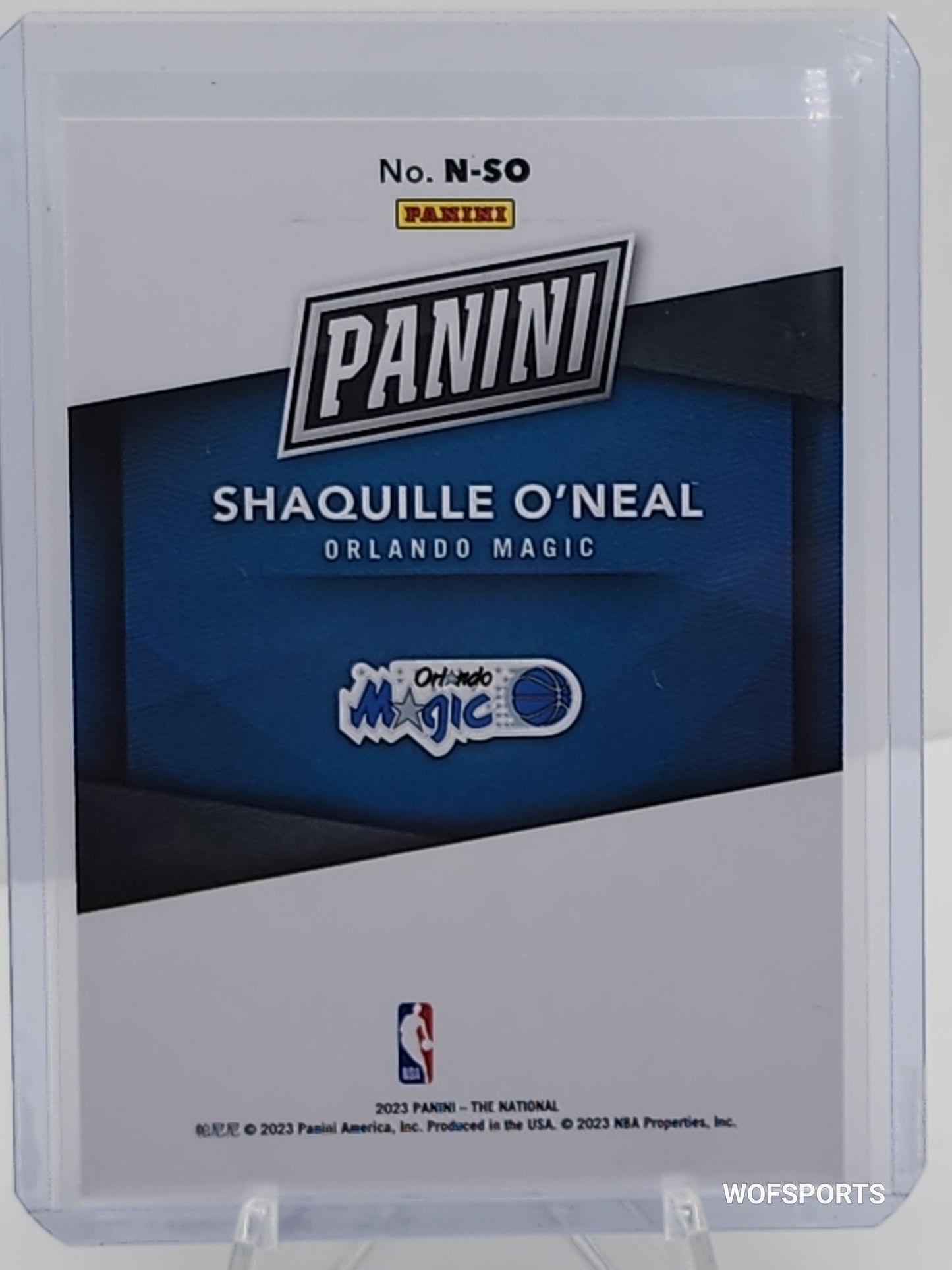 2023 Panini National Convention 329/599 Shaquille O'Neal #N-SO  Orlando