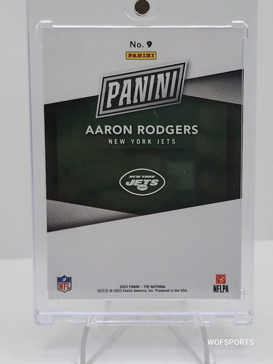 2023 Panini National Case Breaker #9 Aaron Rodgers 192/199 New York Jets