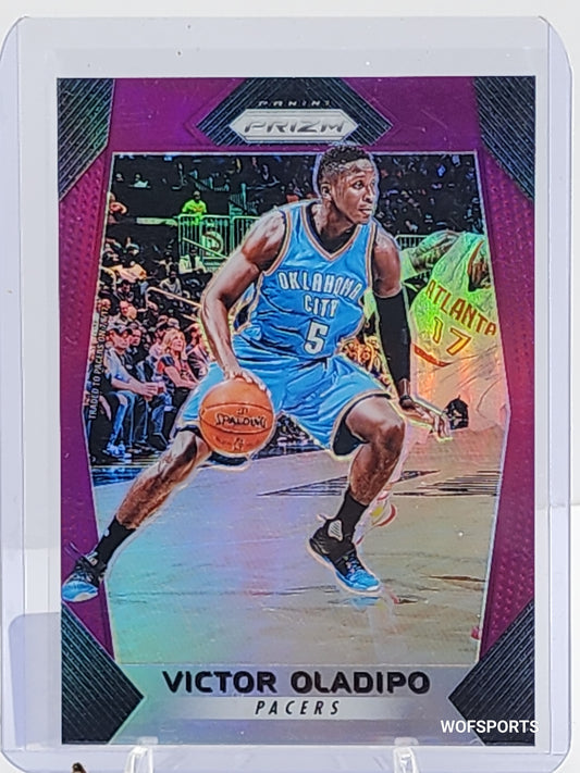 2017-18 Panini Prizm Purple Prizm #221 Victor Oladipo 4/75