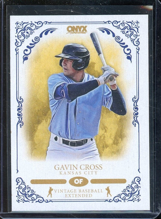 2022 Onyx Vintage Extended #OVGC - Gavin Cross - Kansas City Royals