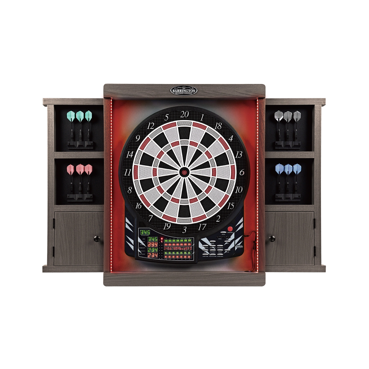 Barrington Electronic Dartboard with Cabinet - image 2