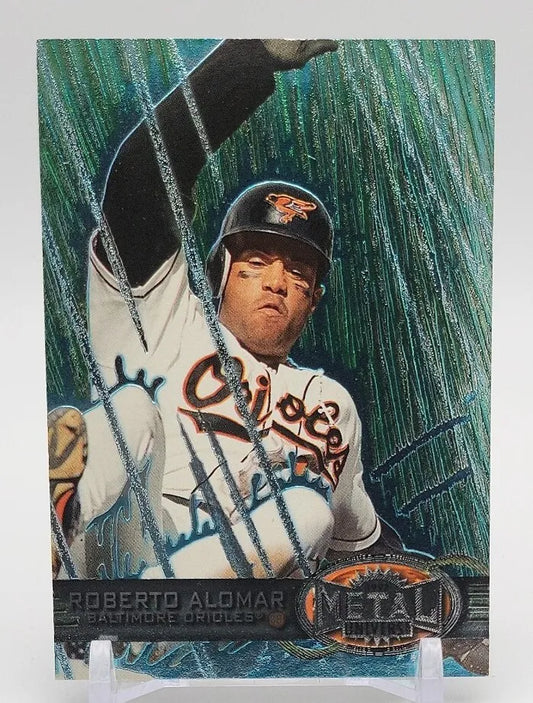 1997 Fleer Metal Universe Roberto Alomar #1 Baltimore Orioles