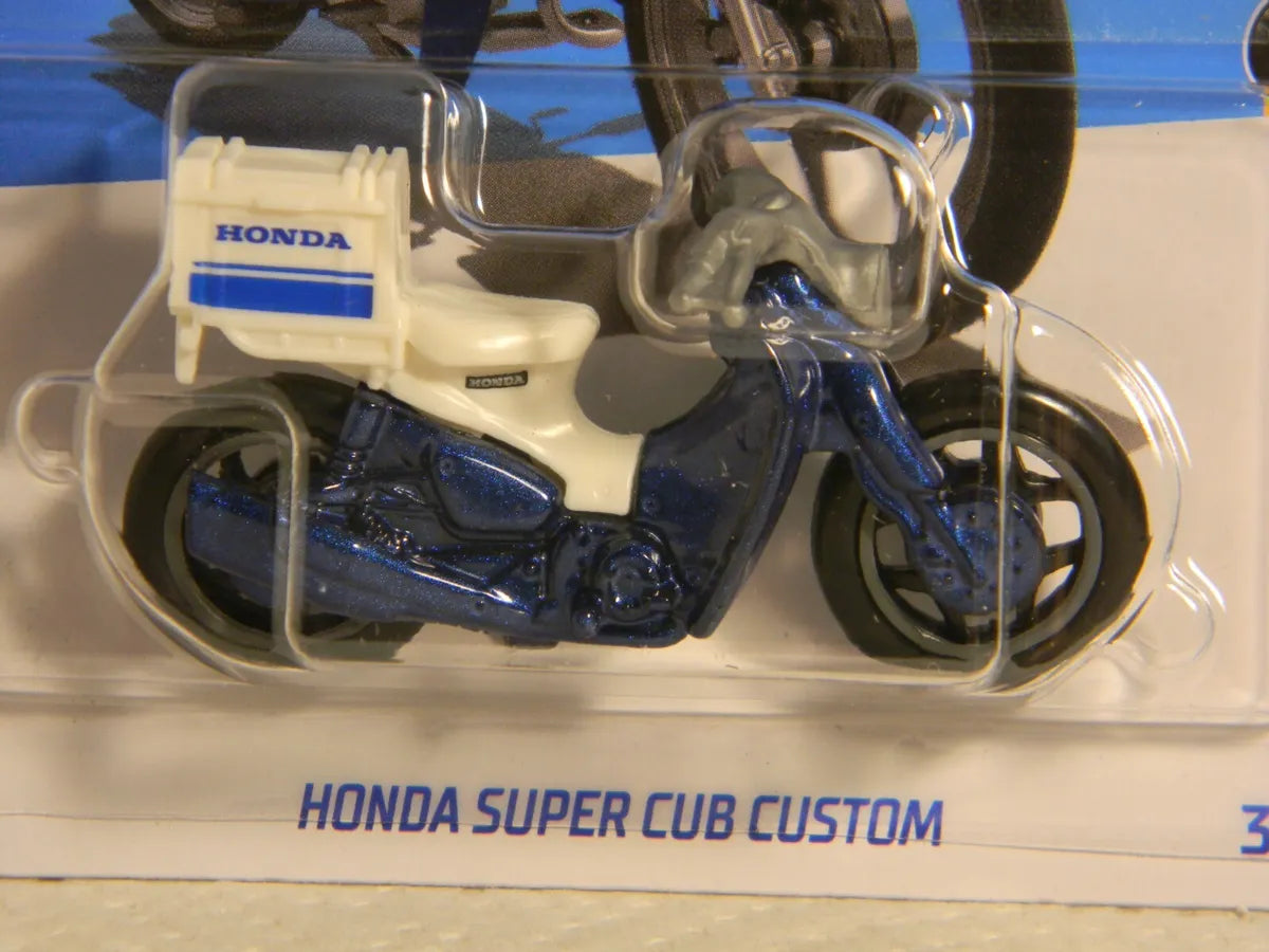 Hot Wheels Honda Super Cub Custom HW Moto 5/5, 160/250 (Blue)
