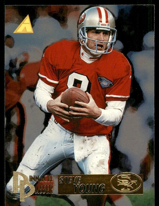 1995 Pinnacle Steve Young #194 San Francisco 49ers