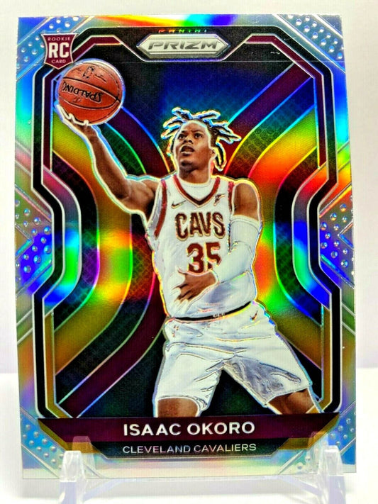 2020-21 Panini Prizm #298 Isaac Okoro Silver Prizm Rookie RC