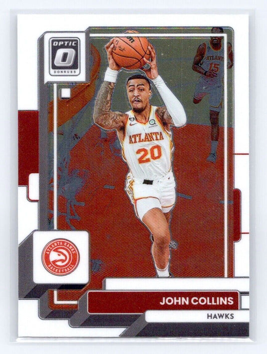 2022-23 Donruss Optic John Collins #137 Atlanta Hawks - walk-of-famesports