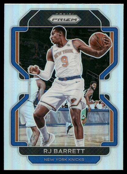2020-21 Panini Prizm Silver RJ Barrett #201 New York Knicks