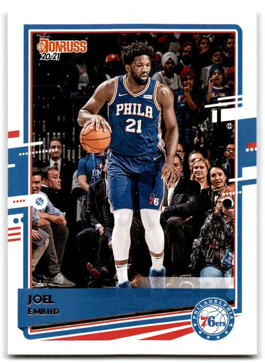 2020-21 Panini Donruss Joe embidd #71 Philadelphia 76ers
