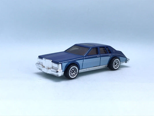 2023 Hot Wheels '82 Cadillac Seville HW: The '80s 7/10 75/250 Blue