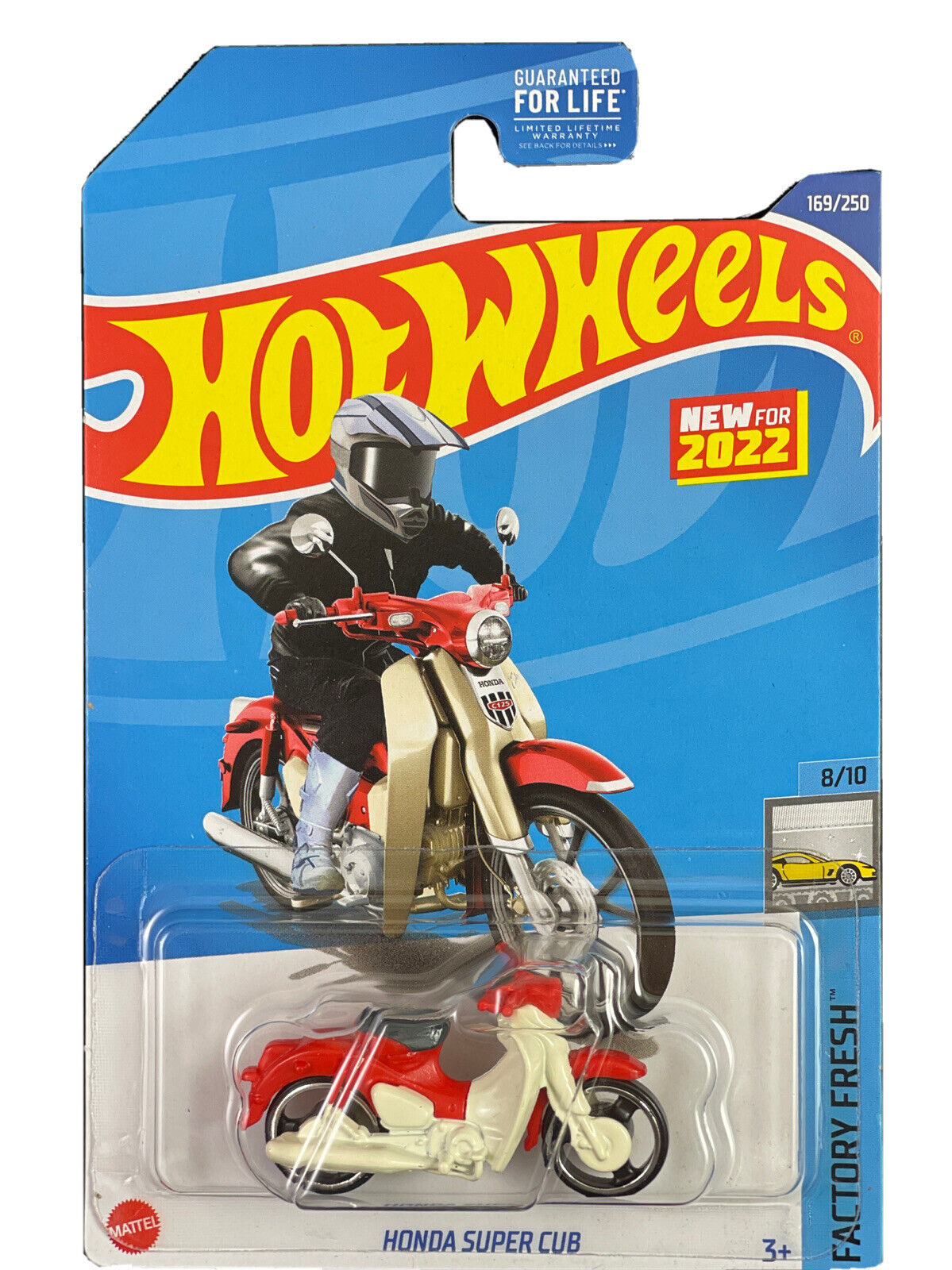 Hot Wheels Honda Super Cub Factory Fresh 8/10 169/250 - Assorted