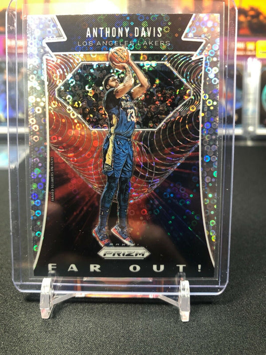 2019-20 Panini Prizm Fast Break Far Out Silver Disco Anthony Davis Lakers #7