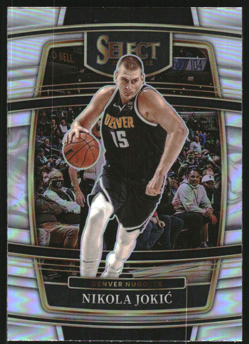 2021-22 Panini Select #82 Nikola Jokic Concourse Silver Prizm Denver Nuggets MVP