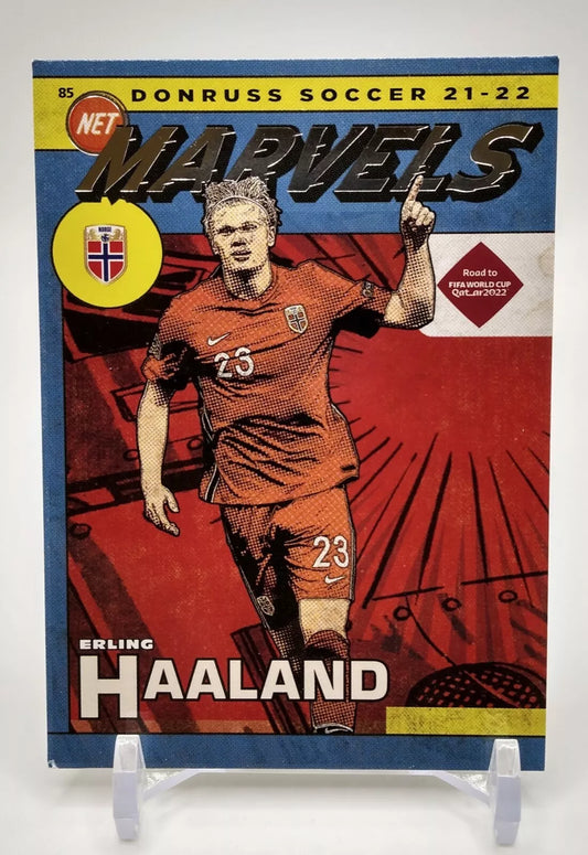 2021-22 Panini Donruss Marvels Soccer #5 Erling Haaland - Norway