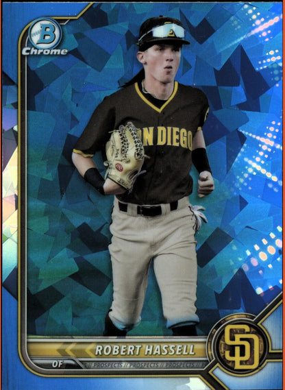 2022 Bowman Chrome Sapphire Robert Hassell #BCP-133