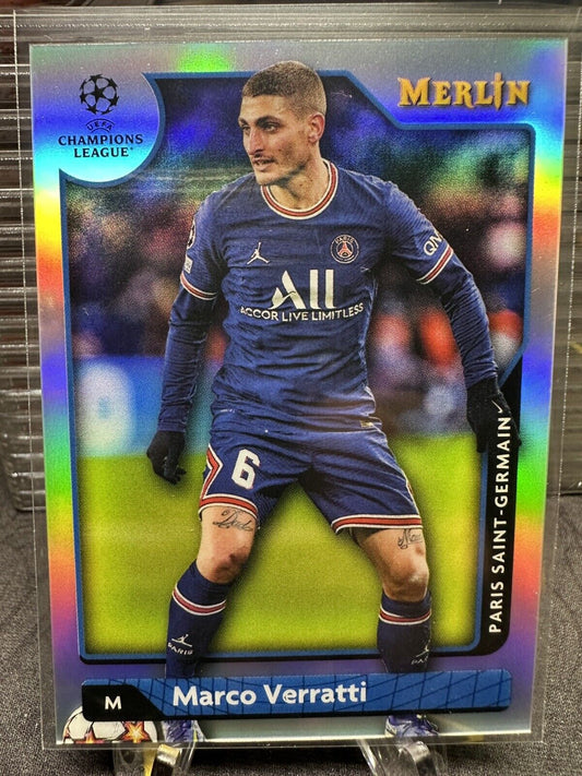 2021-22 Topps Merlin Chrome UEFA MARCO VERRATTI REFRACTOR #88