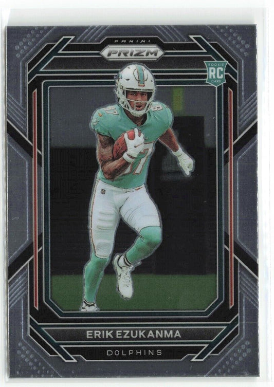 2022 Panini Prizm Erik Ezukanma Rookies #336 Miami Dolphins