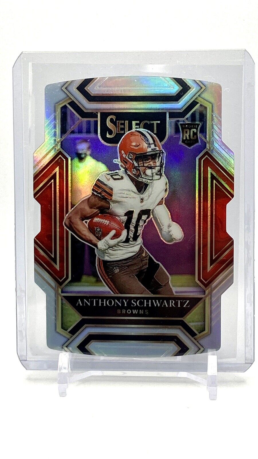 2021 Panini Select Premium Die-Cut Silver Prizm Anthony Schwartz Rookie #270 Club Level