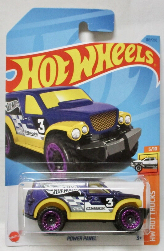 Hot Wheels Power Panel HW Hot Trucks 5/10 189/250 Purple
