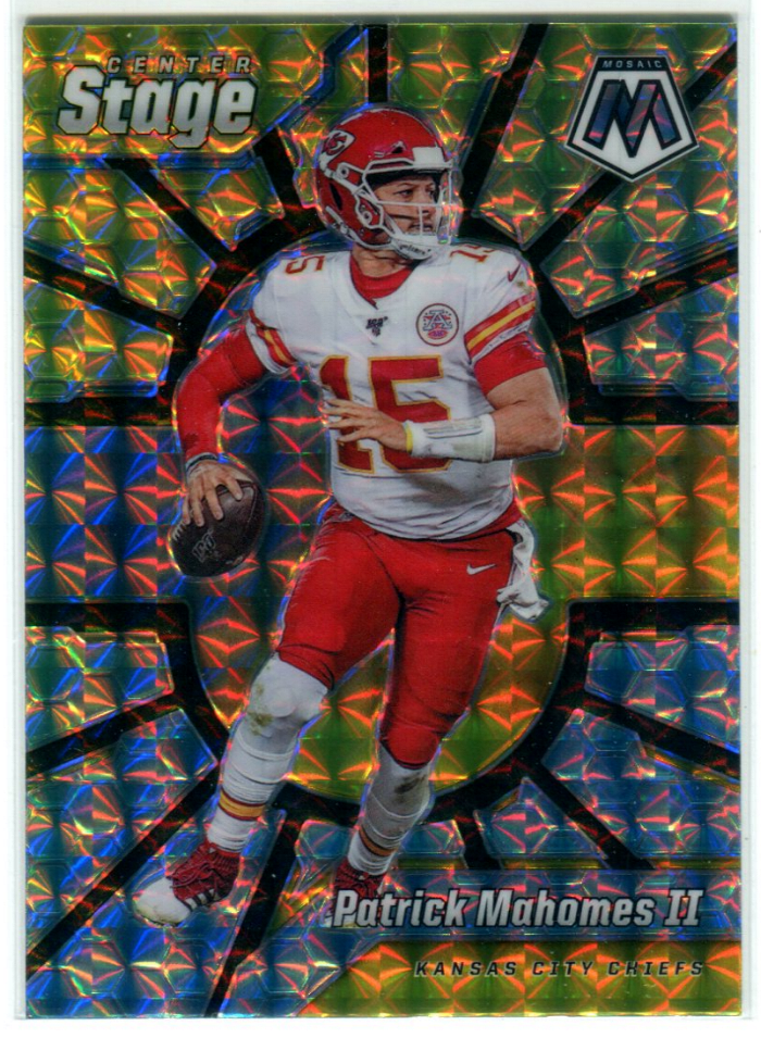 2020 Mosaic Center Stage Patrick Mahomes II Mosaic Prizm #CS1 Chiefs