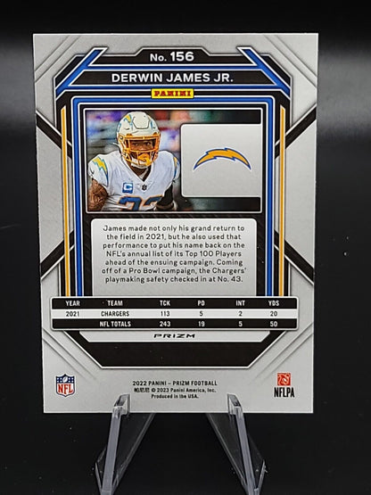 2022 PANINI Prizm SIlver Prizm Derwin James Jr. #156
