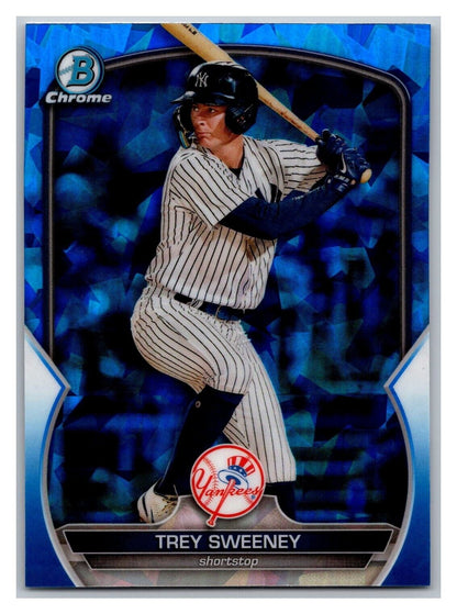 2022 Bowman Chrome Sapphire #BCP119 Trey Sweeney