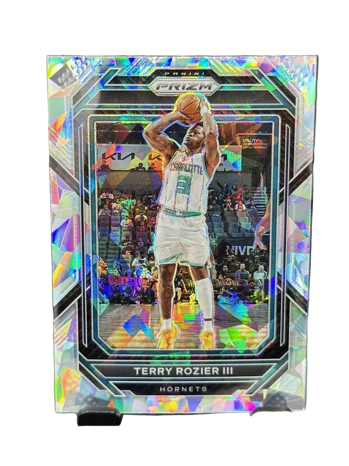 2022-23 Panini Prizm Terry Rozier III Prizm Cracked Ice #153 Charlotte Hornets - walk-of-famesports