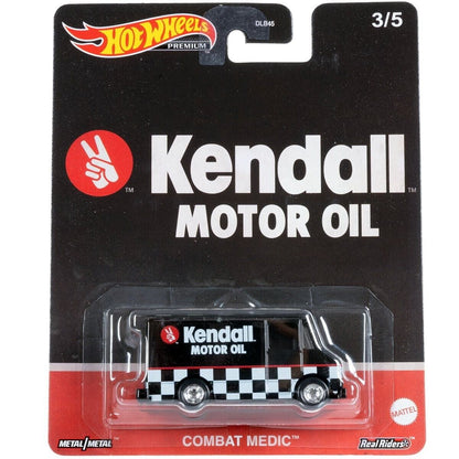Hot Wheels Premium 2023 Pop Culture Vintage Oil Kendall Motor Oil Combat Medic Vehicle 3/5