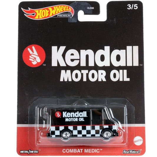 Hot Wheels Premium 2023 Pop Culture Vintage Oil Kendall Motor Oil Combat Medic Vehicle 3/5