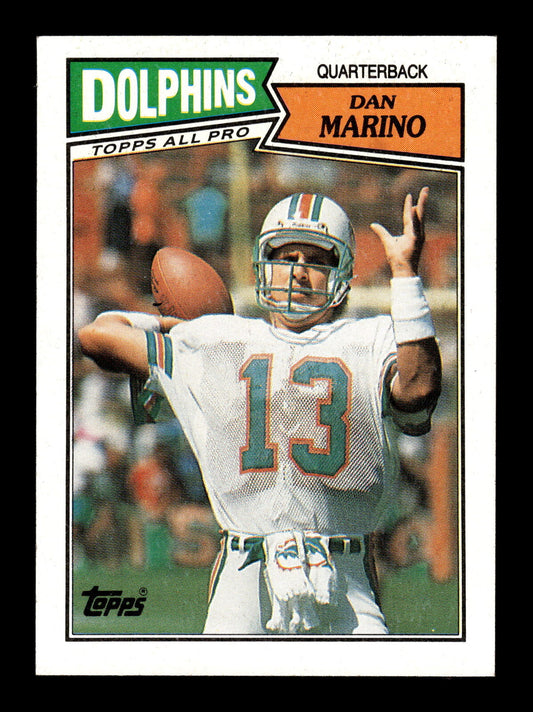 1987 Topps All Pro Dan Marino #51 Miami Dolphins