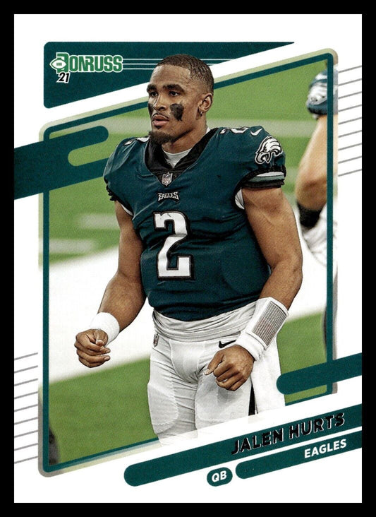 2021 Panini Donruss Jalen Hurts #108 Philadelphia Eagles RC