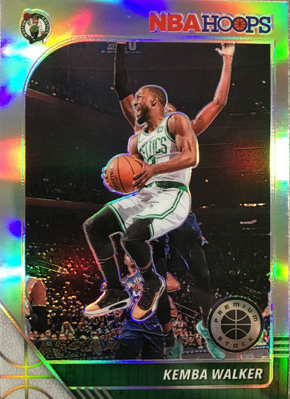 2019-20 Hoops Premium Stock Kemba Walker Silver Prizm #19 Boston Celtics