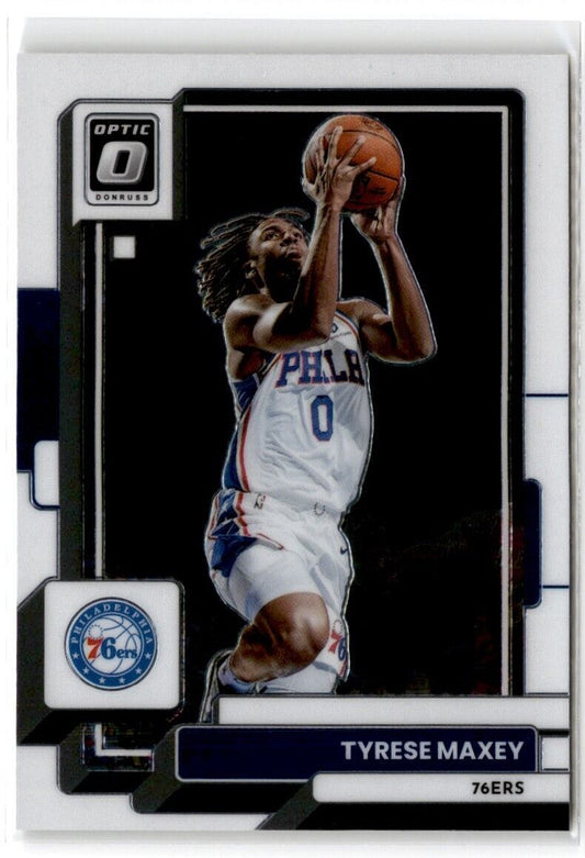 2022-23 Donruss Optic Tyrese Maxey #26 Philadelphia 76ers - walk-of-famesports