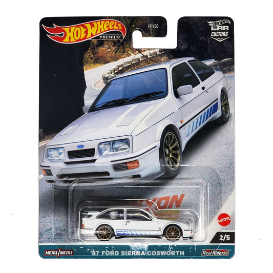 Hot Wheels Car Culture ''87 Ford Sierra Cosworth Canyon Warriors 2/5