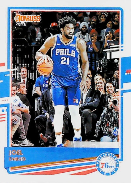 2020 Donruss # 71 Joel Embiid Philadelphia 76ers