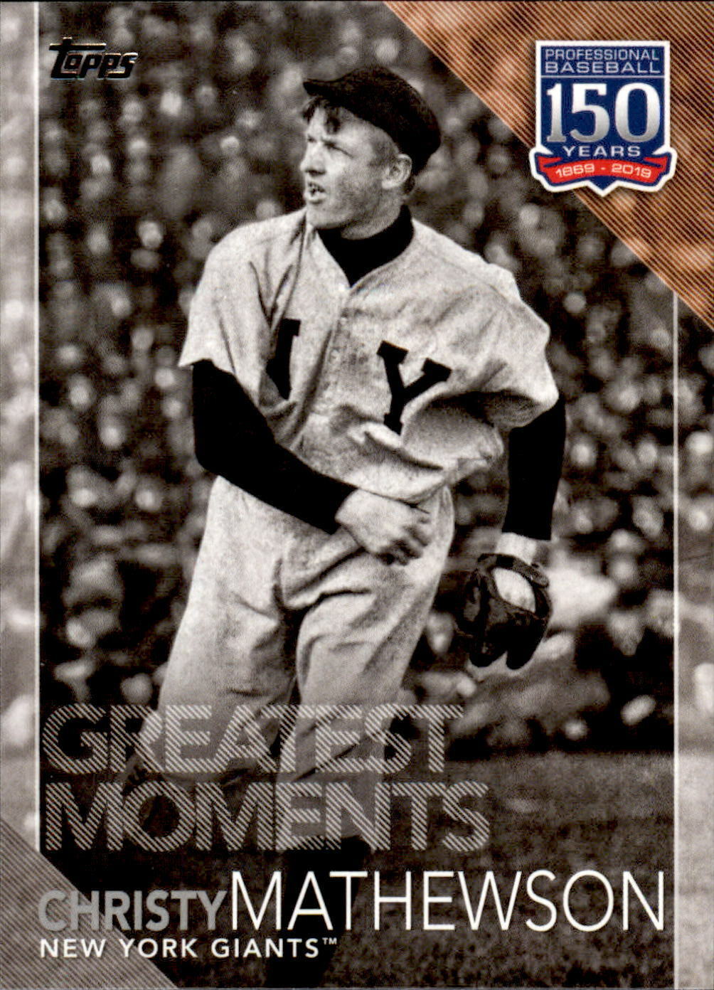 2019 Topps Greatest Moments Christy Mathewson #GM-2 HOF