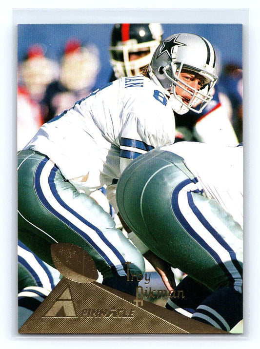 1994 Pinnacle Football Card #150 Troy Aikman