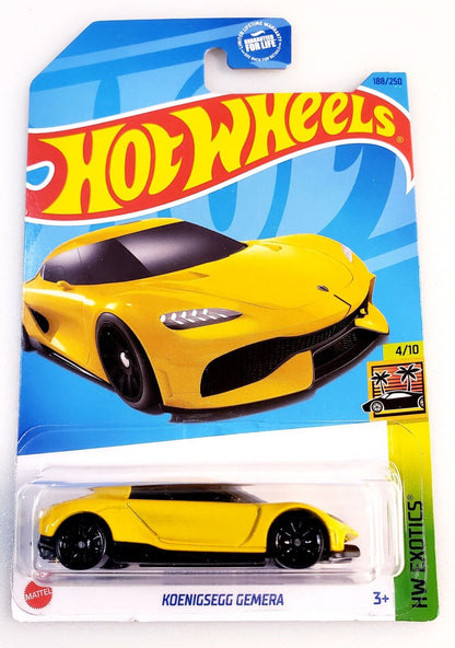 2023 Hot Wheels Koenigsegg Gemera HW Exotics 4/10, 188/250 - Assorted