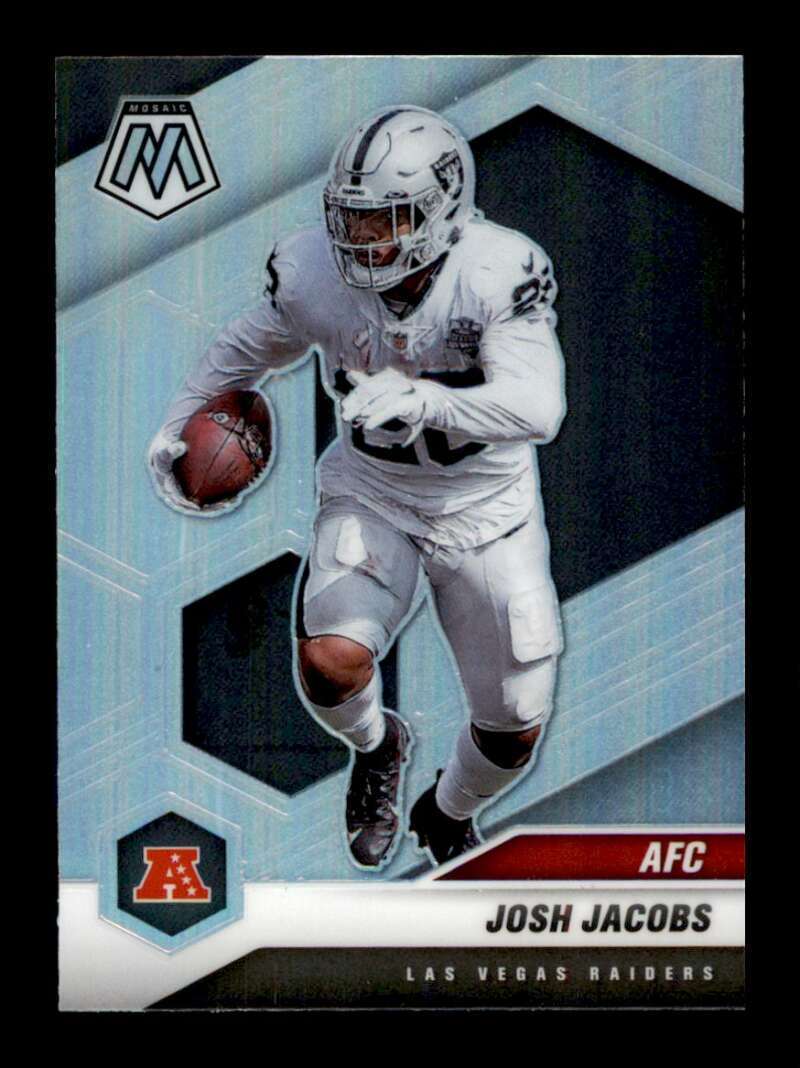 2021 Panini Mosaic Silver Prizm Josh Jacobs #235 Las Vegas Raiders