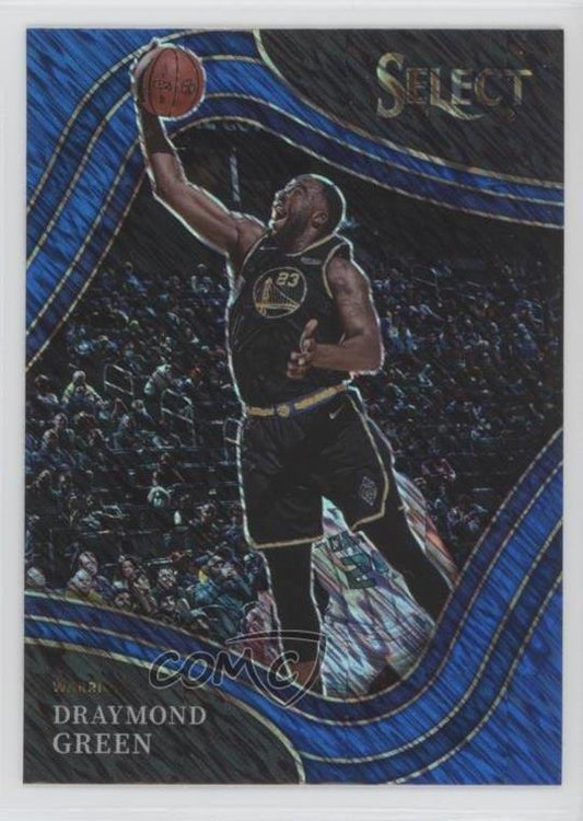 2021-22 Panini Select Courtside Draymond Green Blue Prizm 242 Golden State Warriors