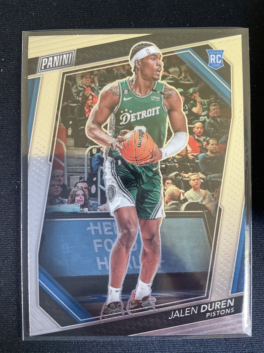2023 Panini National VIP Rookie Jalen Duren RC #RC12 Detroit Pistons