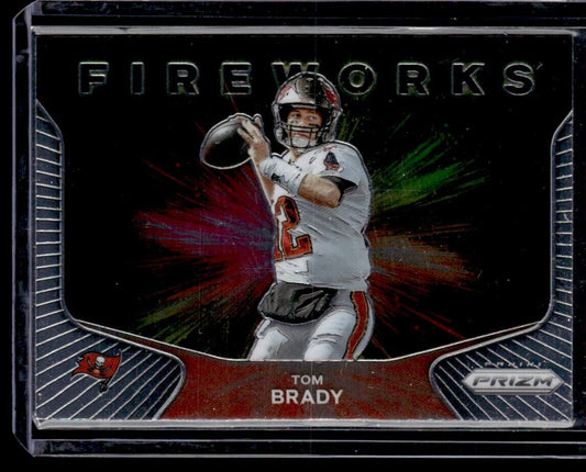 2020 Panini Prizm Fireworks Tom Brady #19 Tampa Bay Buccaneers