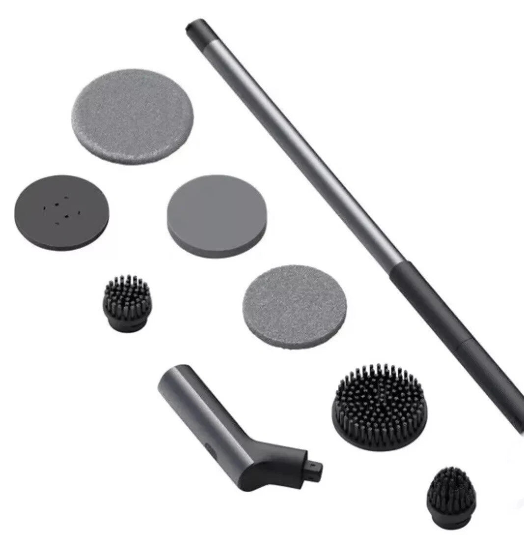HOTO Cordless Spin Scrubber: 2.5 N·M torque, six brush heads, IPX7 rated