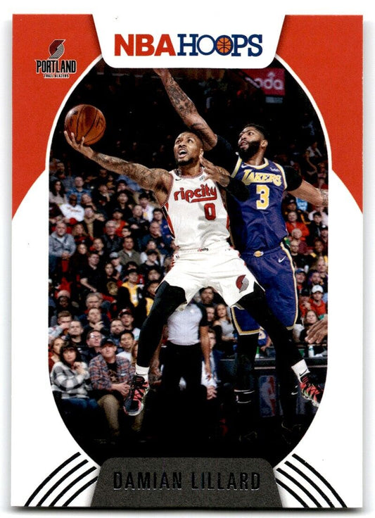 2020-21 Panini NBA Hoops WINTER #101 Damian Lillard Portland Trail Blazers