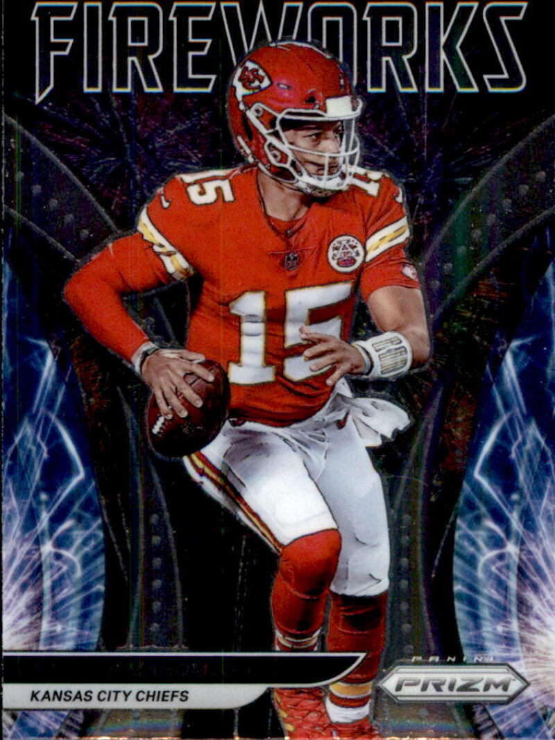 2021 Panini Prizm Fireworks Patrick Mahomes II #F-15 Chiefs