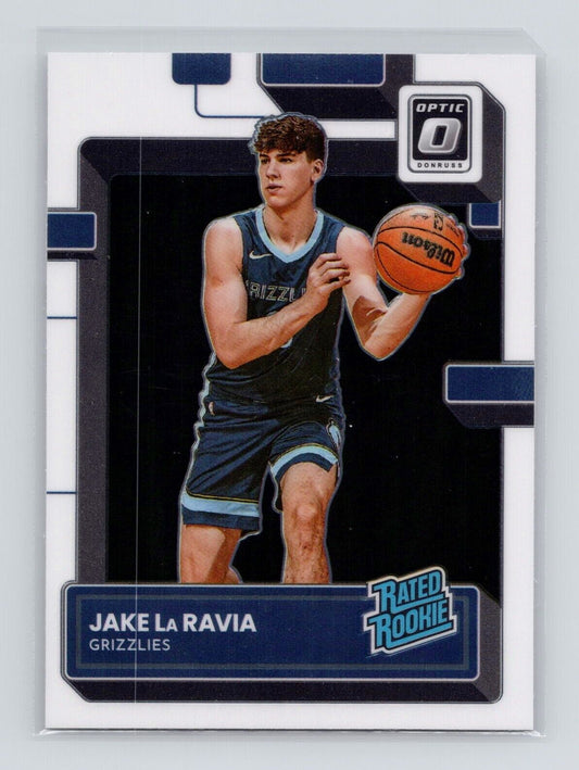 2022-23 Donruss Optic Jake LaRavia Rated Rookie #216 Memphis Grizzlies - walk-of-famesports