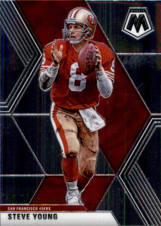 2020 Panini Mosaic Steve Young #179 San Francisco 49ers