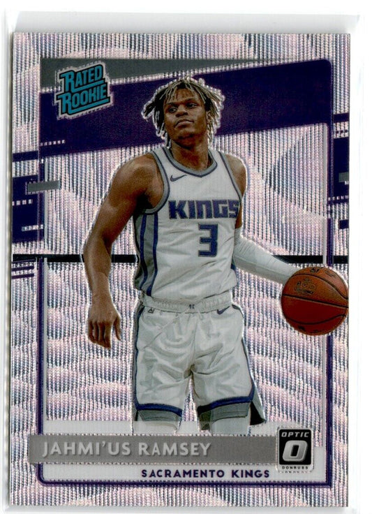2020-21 Donruss Optic Fanatics Rated Rookies Jahmi'us Ramsey #194 Sacramento Kings