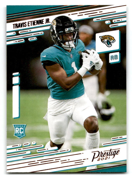 2021 Panini Chronicles Prestige Football #208 Travis Etienne Jr. Rookie Card